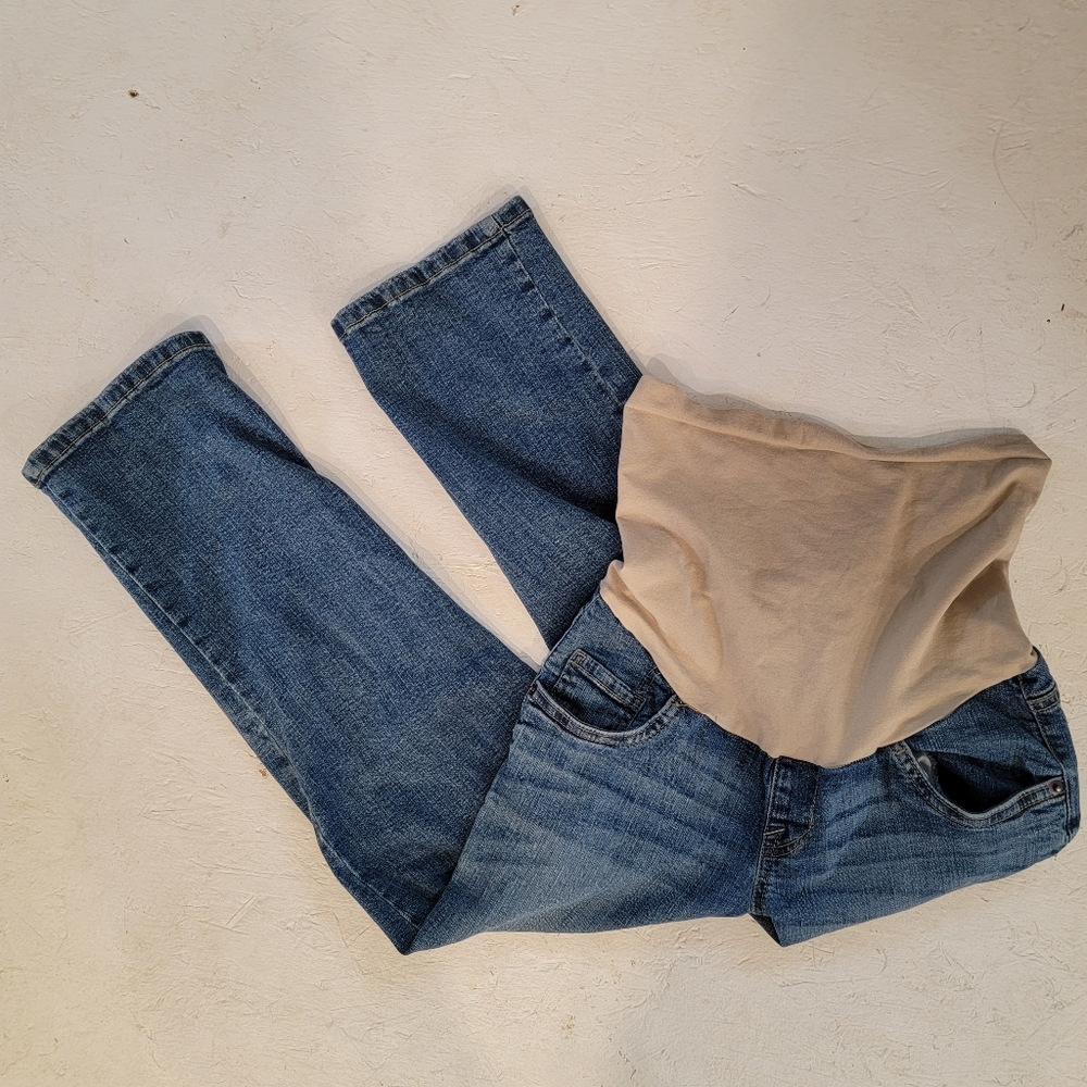 Oh Baby by Motherhood Maternity Capri Jeans Small